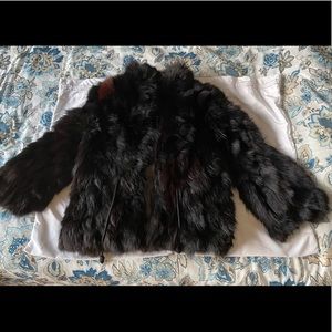 Fox fur coat